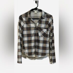 Passport Brown and White Plaid Shirt NWT

Bundle! 2=20% off  3=30% off